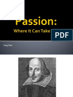 Passion - Where It Can Take You