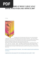 Download Cara Membuat Buku Lipat Atau Book Fold Pada Ms Word by SyamsulAlimBahri SN207206520 doc pdf