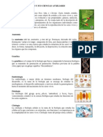 Ciencias Biologicas y Sus Ciencias Auxiliares Ilustrado 2014