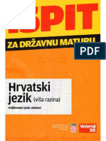 PRIPREMA ZA DRZAVNU MATURU - Hrvatski Jezik-Viša Razina Zadatci