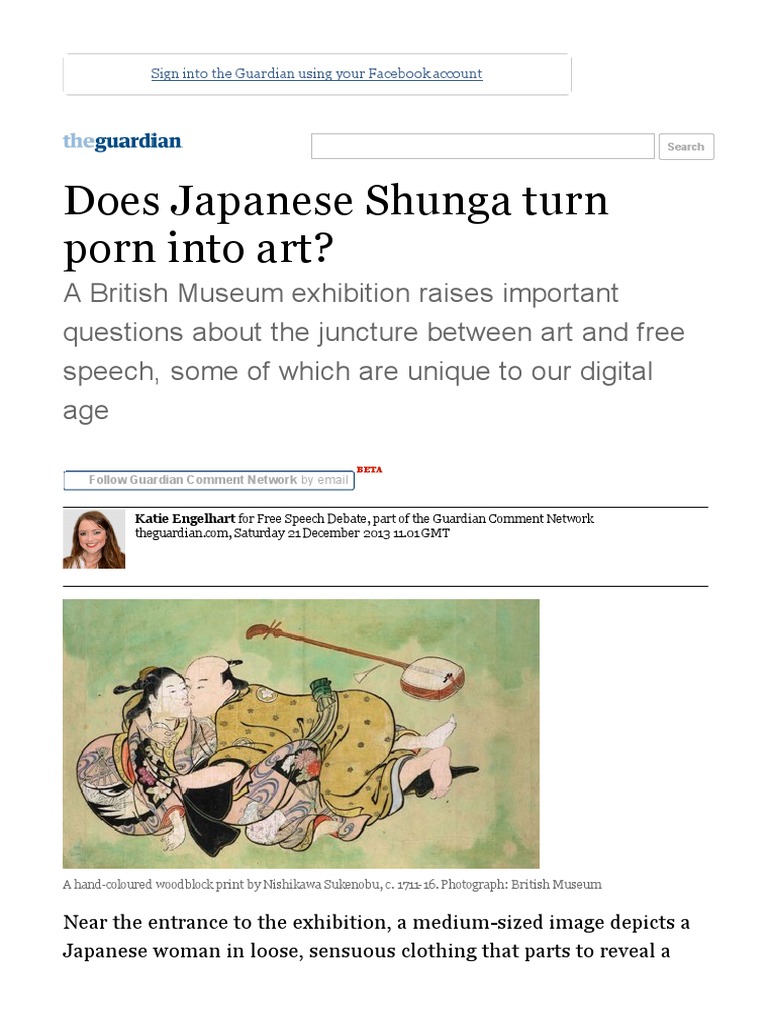 Does Japanese Shunga Turn Porn Into Art - Katie Engelhart - Comment Is ...
