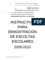 Instructivo de Escoltas 2009-2010 Nuevo