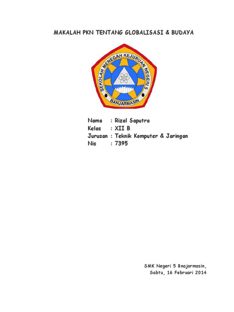 Makalah Pkn Tentang Globalisasi