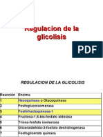 regulacion de la glicolisis