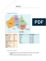 Geo Study Notes: Australia's Unique Climate and Landforms