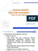 Pertemuan 4 - Jenis-Jenis Assesment