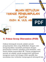 Pertemuan 7 - Teknik Pengumpulan Data 2