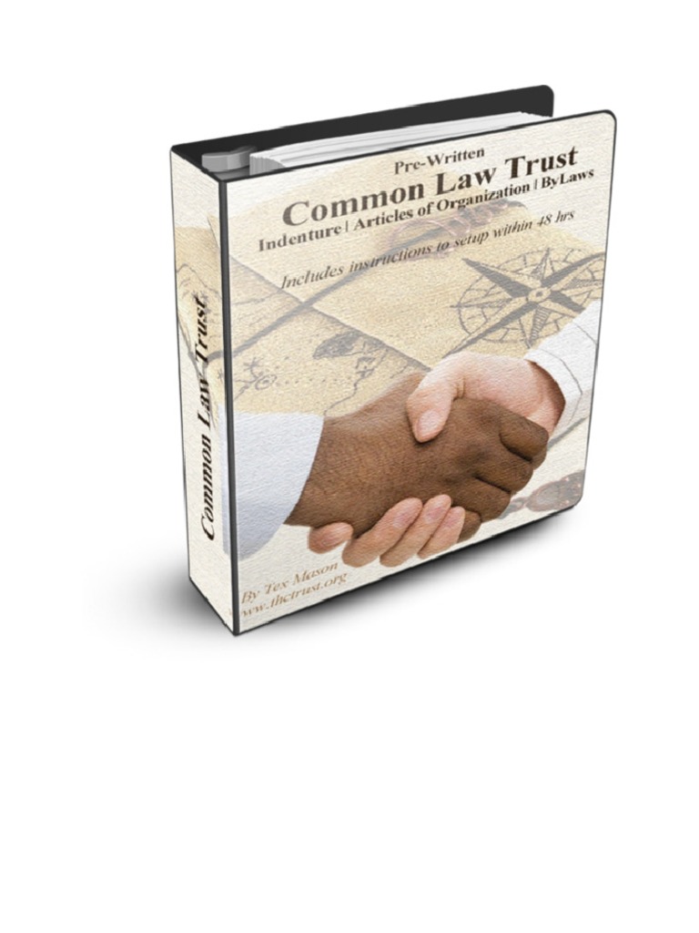Common Law Trust PDF Trust Law Trustee