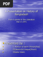 A Presentation on History of Bangladesh