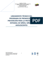 Lineamiento Técnico ICBF 2012 PDF