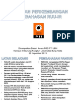 Last Update RUU IR FGD FTI UBH Padang 22 Nov 2013.ppt