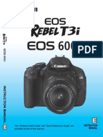 Canon EOS Rebel T3i 600D Manual - E167899