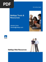 NetApp Tools and Resources