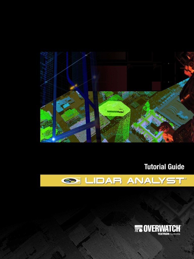LIDAR Analyst 5.1 Tutorial Installation Programs) Lidar