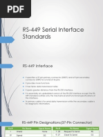 RS-449 Serial Interface Standards