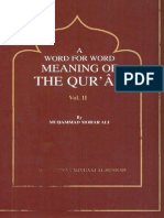 A Word For Word Meaning Of The Quran 2
