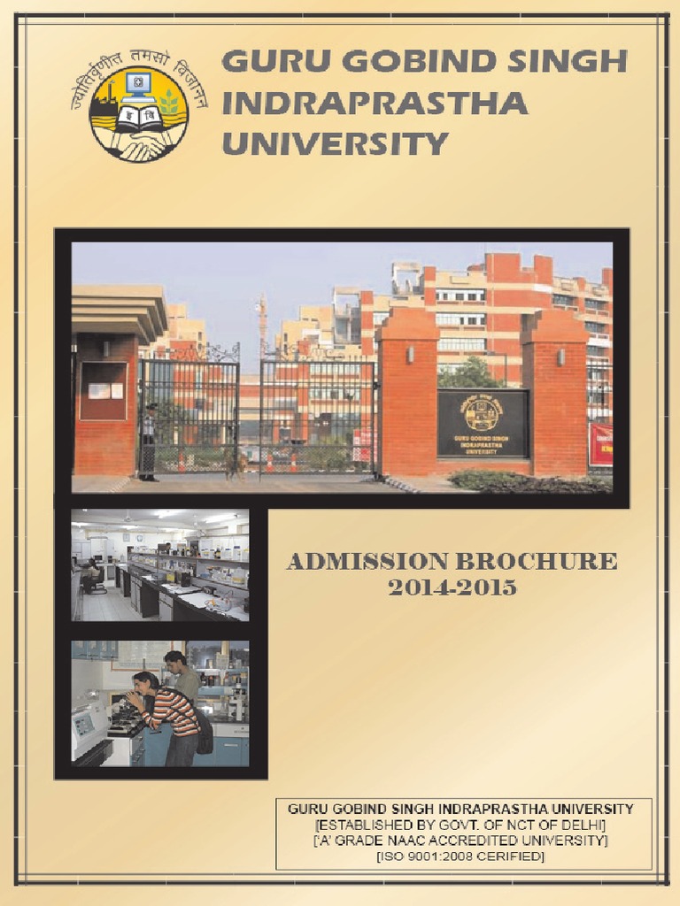 IPU CET Brochure Part A PDF University Postgraduate Education