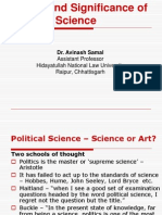 Nature & Significance of Pol. Science