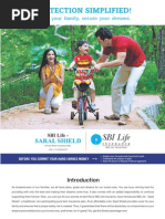 Saral Shield Brochure New Version - SBI Life Insurance 