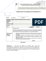 Examen Parcial de Electromagnetica II