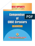 CBSE Update (Compendium of CBSE Circulars) Vol-II