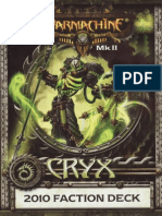Cryx MK II 2010 Cards