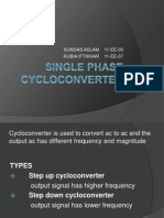 Cycloconverter AC to AC Conversion