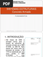 1. Sistemas Estrutarais – Concreto Armado – Fundamentos