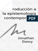 Dancy - Introducción a la epistemología contemporanea