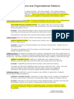 Transitions Patterns of Organization Doc