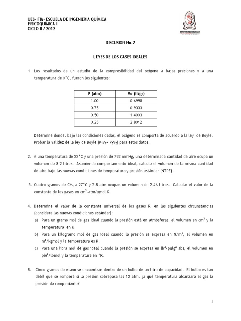 Leyes de Gases Ideales y Cálculos | PDF | Gases | Mole (Unidad)