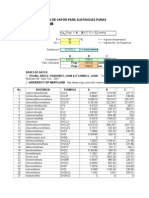 Parametros de Antoine Base 10