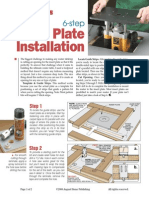 6 Step Router Plate Installation PDF