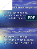 Regras dos Homens