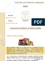 Cálculo de la canasta básica y la inflación en Ecuador