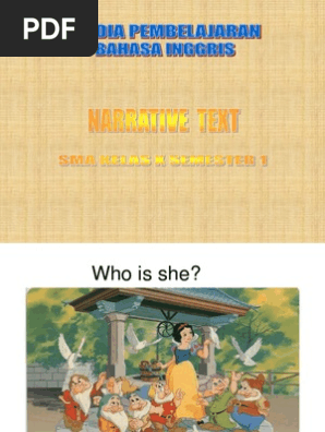 Tugas Narrative Text Pdf Cinderella Grammatical Tense