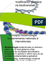 Impactul Modificarilor Genetice Asupra Biodiversitatii