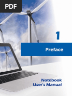 Preface: Notebook User's Manual