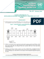 Unctad - Global Investment Trends Monitor Jan 2014