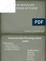 Penatalaksanaan Sumbatan Jalan Nafas