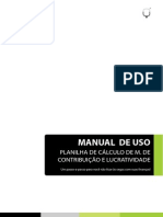 Manual de Uso - Planilha de Cálculo de Margem de Contribuição e Lucratividade PDF