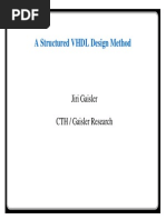 A Structured VHDL Design Method-Jiri Gaisler