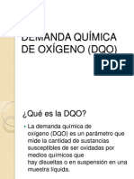 Demanda Química de Oxígeno (Dqo)