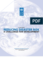 Undp-Global Report-Reducing Disaster Risk-A Challenge For Developmentrdr - English