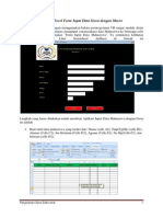 Aplikasi Excel Form Input Data Mahasiswa Dengan Macro PDF