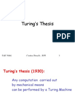 Turing's Thesis: Fall 2006 Costas Busch - RPI 1