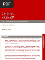 PP 02-08-2 Caminhos do Sabor - Relatório Final - Porto de Galinhas
