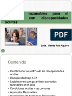 Acomodos para Discapacidades Ocultas 