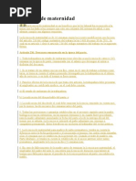 Licencia de Maternidad