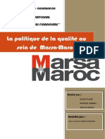 La Politique de La Qualité de Marsa-Maoc PDF